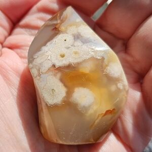 Flower Agate Flame Carved Crystal Cherry Blossom Sakura